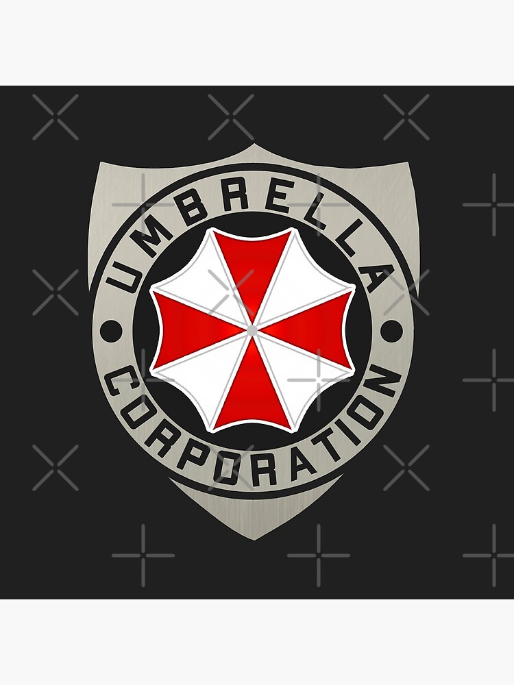 Umbrella Corporation Resident Evil Keyring, Pin Badge and new