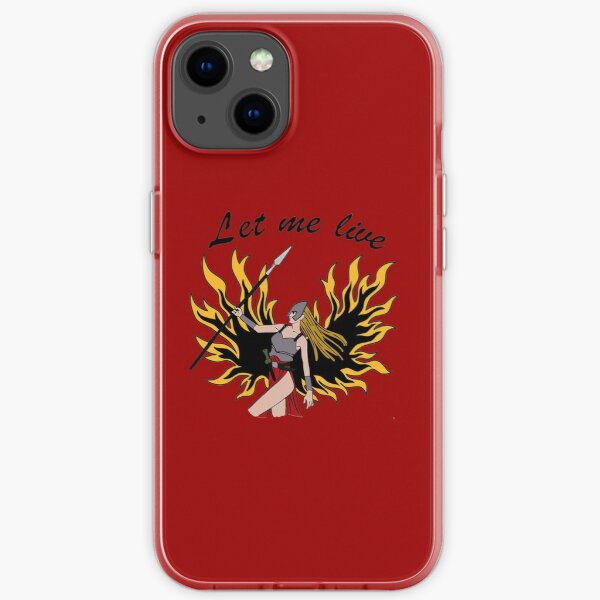 Let Me Live Claire Redfield Resident Evil iPhone Soft Case RB1201 product Offical Resident Evil Merch