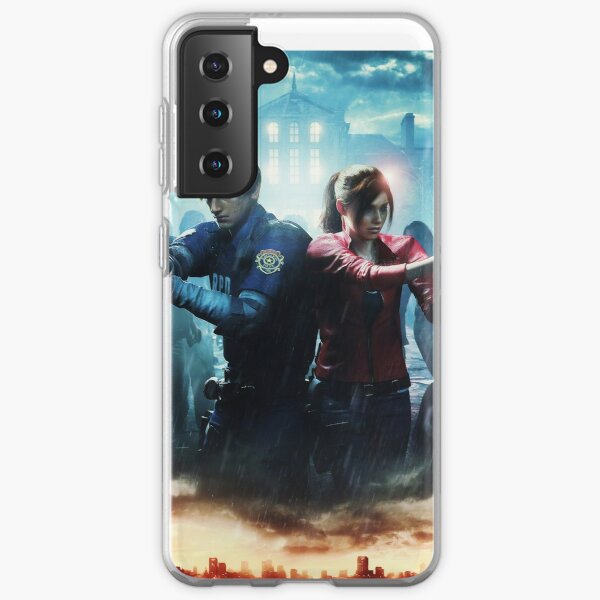 RESIDENT EVIL 2 REMAKE - LEON & CLAIRE Samsung Galaxy Soft Case RB1201 product Offical Resident Evil Merch
