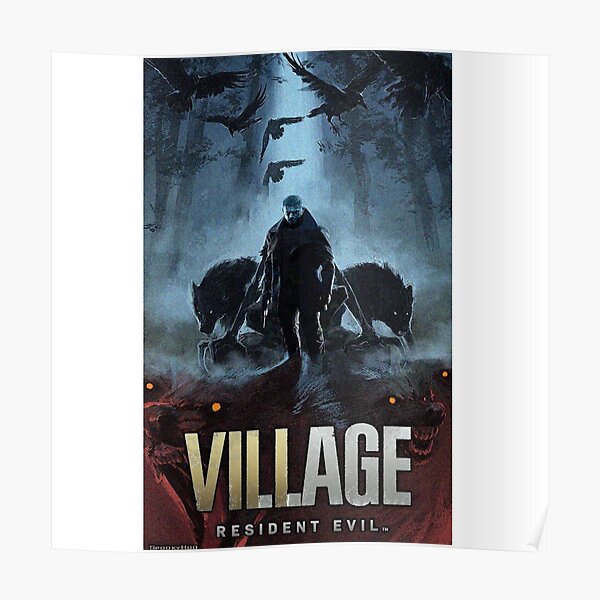 Resident Evil Village Cover 2021 Poster RB1201 product Offical Resident Evil Merch