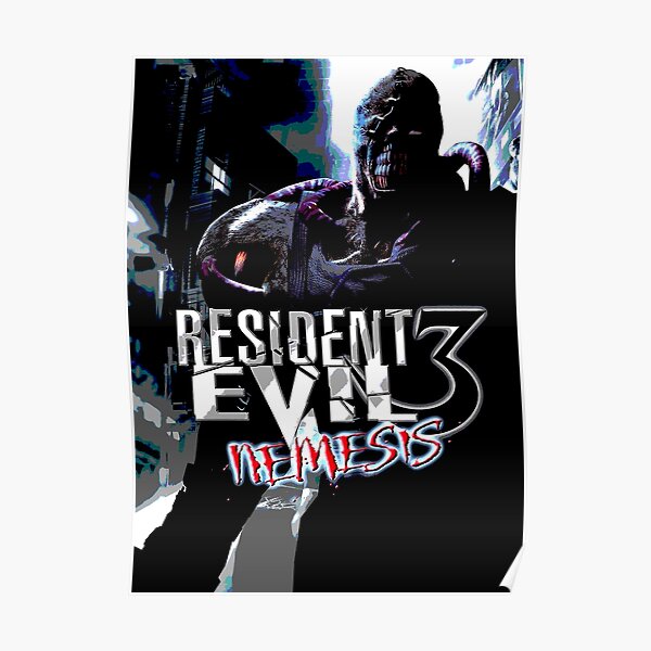 Resident Evil 3 (Black) Poster RB1201 product Offical Resident Evil Merch