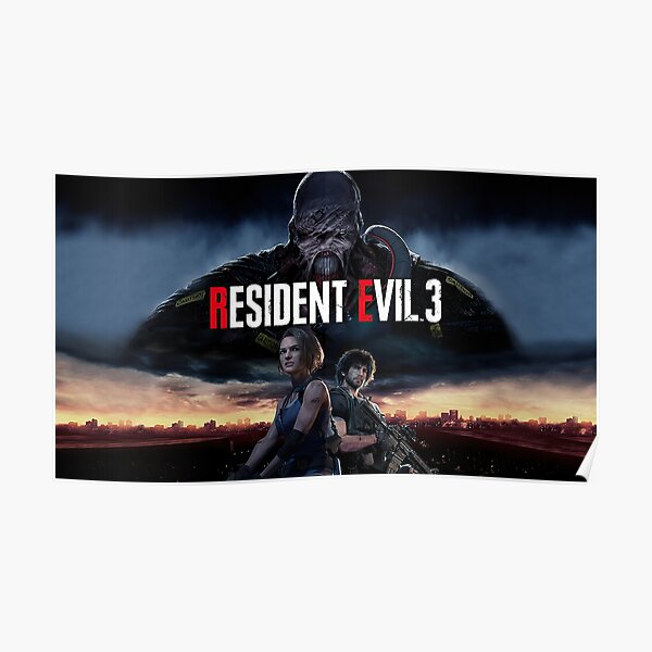Resident Evil 3 Remake Poster RB1201 product Offical Resident Evil Merch
