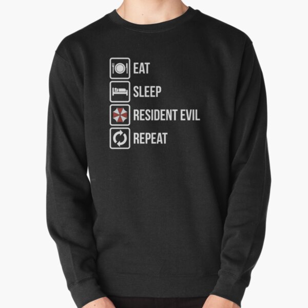Eat, Sleep, Repeat - Resident Evil Pullover Sweatshirt RB1201 product Offical Resident Evil Merch