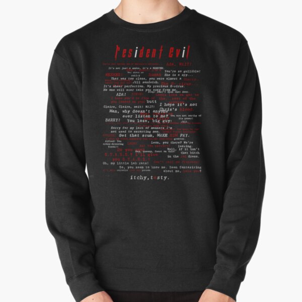 Resident Evil Quotes Pullover Sweatshirt RB1201 product Offical Resident Evil Merch