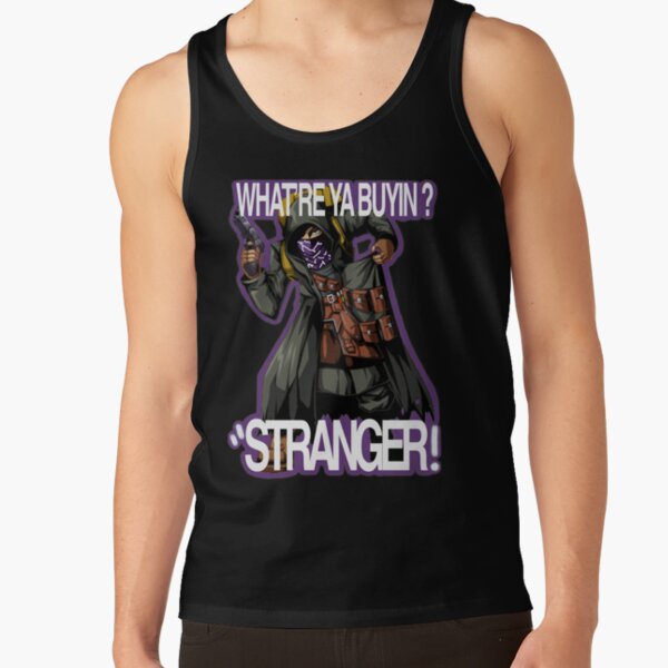 Resident Evil 4 Merchant (Quotes # 5) (Purple OutLine) Tank Top RB1201 product Offical Resident Evil Merch
