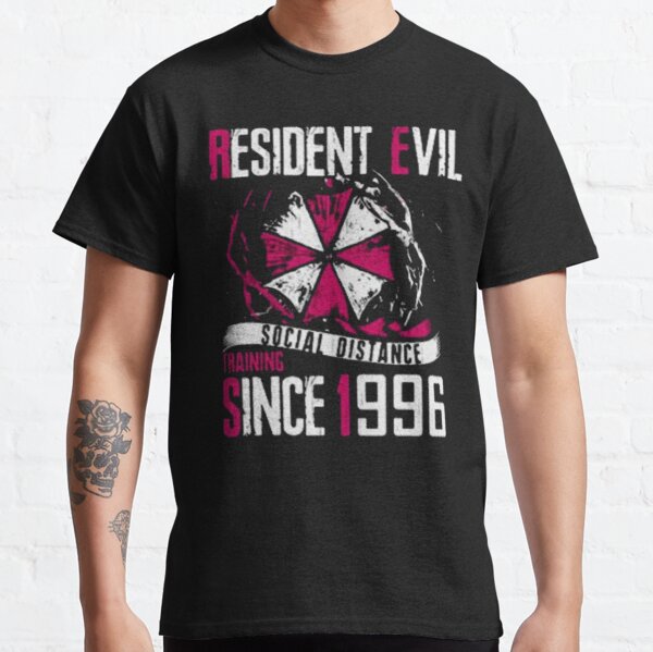 Resident Evil Social Distance Training Since 1996 Classic T-Shirt RB1201 product Offical Resident Evil Merch