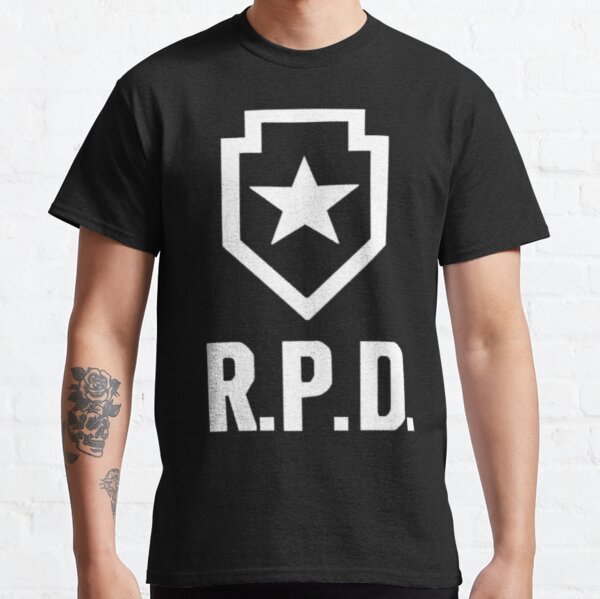 Resident Evil 2: REmake RPD Logo Classic T-Shirt RB1201 product Offical Resident Evil Merch