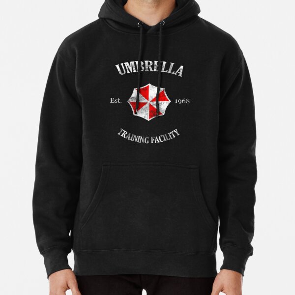 Umbrella Training Facility Vintage Resident Evil (for dark colors) Pullover Hoodie RB1201 product Offical Resident Evil Merch