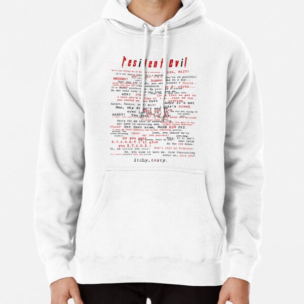 Resident Evil Quotes (dark letters for light colors) Pullover Hoodie RB1201 product Offical Resident Evil Merch