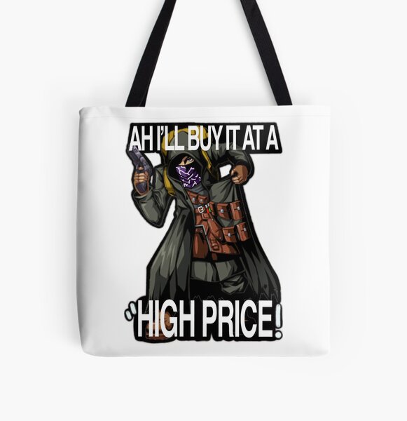 Resident Evil 4 Merchant (Quotes # 3) (Black OutLine) All Over Print Tote Bag RB1201 product Offical Resident Evil Merch