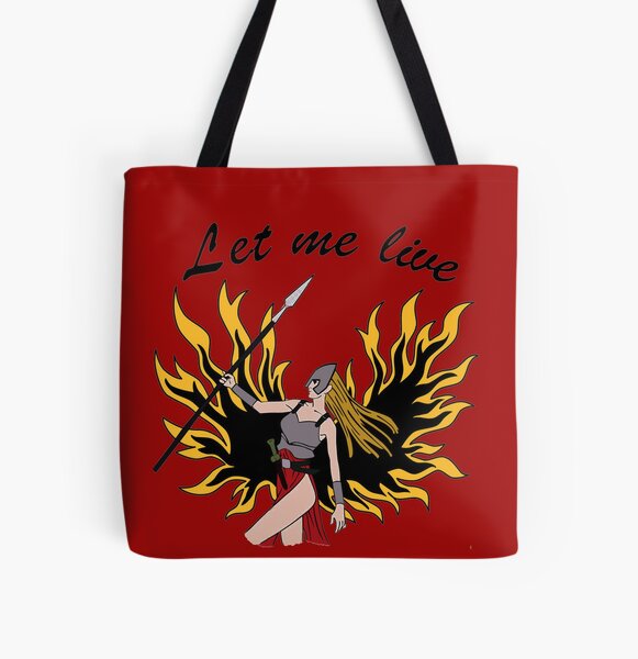 Let Me Live Claire Redfield Resident Evil All Over Print Tote Bag RB1201 product Offical Resident Evil Merch