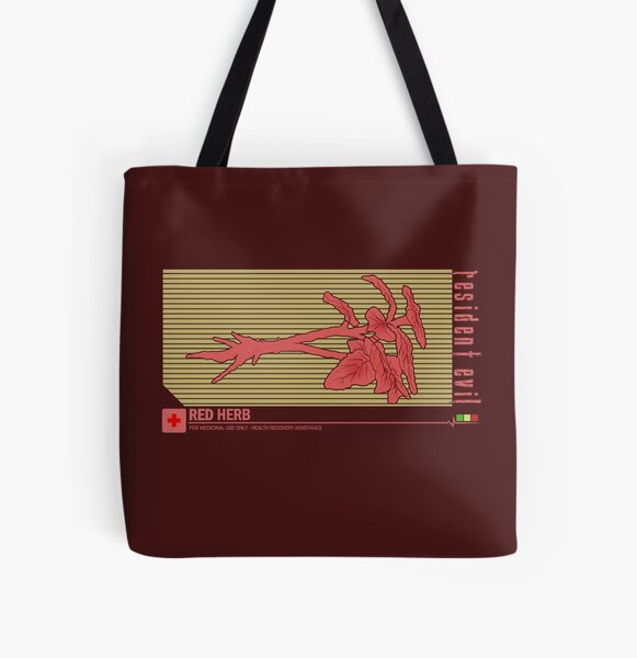 Resident Evil Red Herb All Over Print Tote Bag RB1201 product Offical Resident Evil Merch