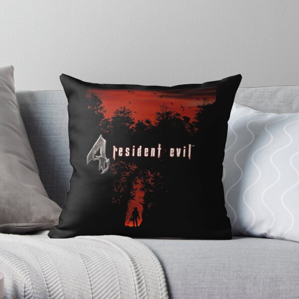 Resident Evil 4 Art Throw Pillow RB1201 product Offical Resident Evil Merch