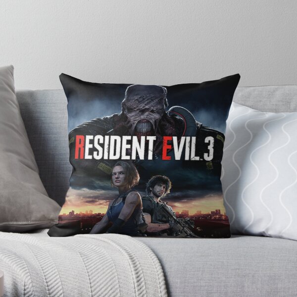 Resident Evil 3 Throw Pillow RB1201 product Offical Resident Evil Merch