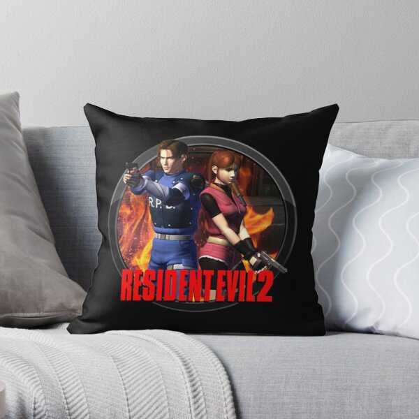 Resident Evil 2  Throw Pillow RB1201 product Offical Resident Evil Merch