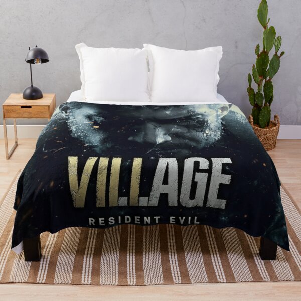 VILLAGE - Resident Evil 8 Wallpaper Throw Blanket RB1201 product Offical Resident Evil Merch