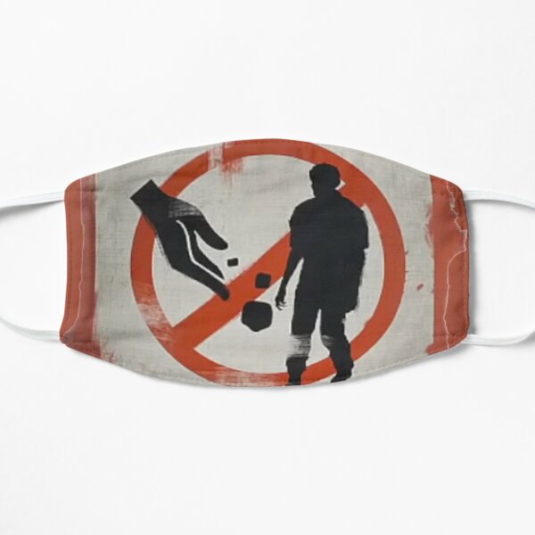 Resident Evil: Resistance - Do Not Feed Zombies Flat Mask RB1201 product Offical Resident Evil Merch