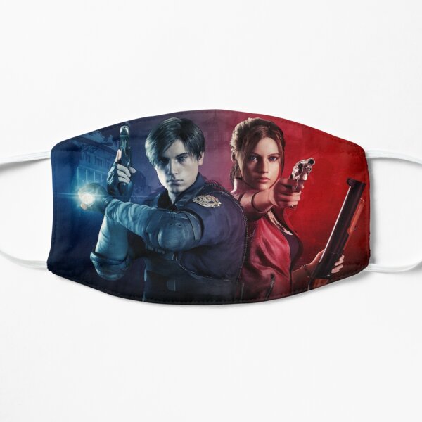 Resident Evil 2 Remake Leon and Claire Flat Mask RB1201 product Offical Resident Evil Merch